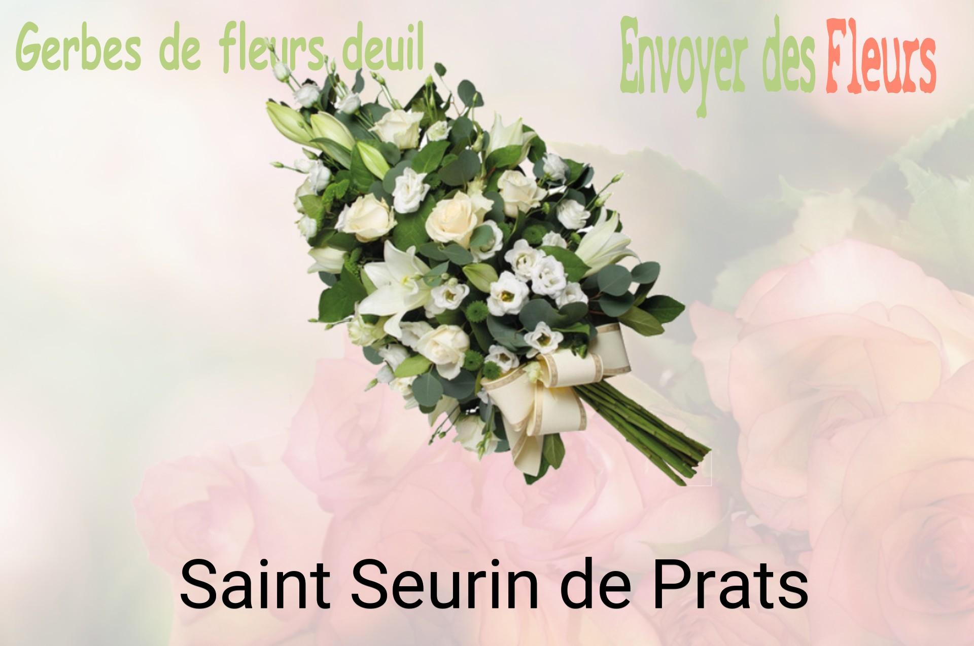 Gerbe de fleurs de deuil livrée à Saint-Seurin-de-Prats